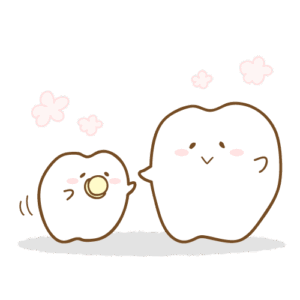 指しゃぶりやおしゃぶりと歯並びの関係を説明する親子のイメージ